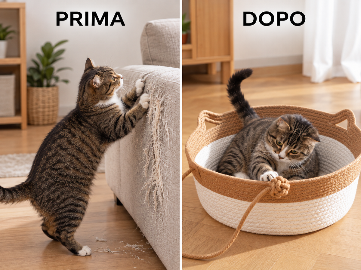 ViminiaPet™ Cesta Tana | Cuccia in Corda Naturale per Gatti